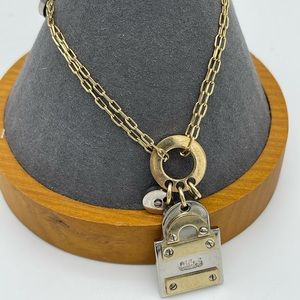 Chloe’ Lock Bracelet Two Tone